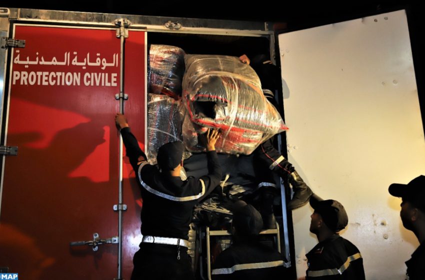 زلزال الحوز.. انطلاق عملية إيصال المساعدات للمناطق المتضررة